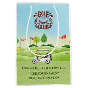 Sac Cadeau Moyen Logo pour tournoi de golf en club / entreprise Cad
