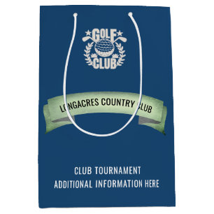 Sac Cadeau Moyen Logo pour tournoi de golf en club / entreprise, ob