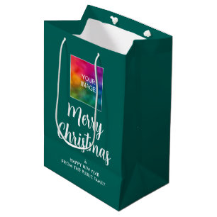 Sac Cadeau Moyen Logo Professionnel Personnalisé Ou Texte Image Joy