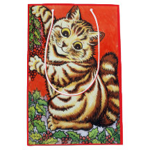 Louis Wain Chat de Noël Décoration Arbre Cadeau