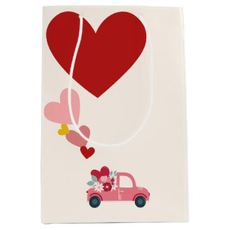 Sac Cadeau Moyen Love & Hearts Gift Bag