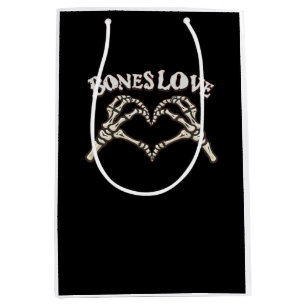 Sac Cadeau Moyen Love Skeleton Hand Classic