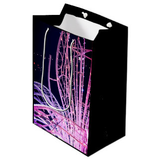 Sac Cadeau Moyen Lumières roses