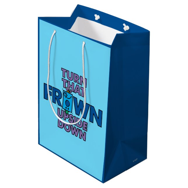 Sac Cadeau Moyen M. Grumpy | Turn that Frown Upside Down (Dos Angle)