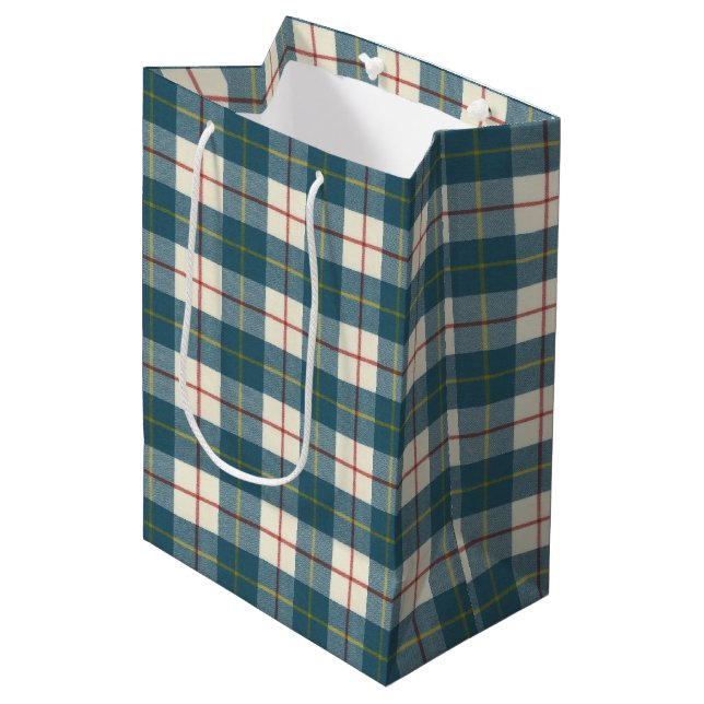 Sac Cadeau Moyen MacRae Conchra Original Tartan écossais (Devant Angle)
