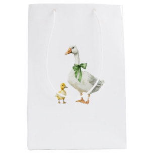 Sac Cadeau Moyen Maman bébé canards Fête de bébé animaux