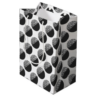 Sac Cadeau Moyen Many Moons Black & White Pattern