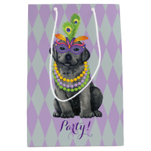 Sac Cadeau Moyen Mardi Gras Black Lab
