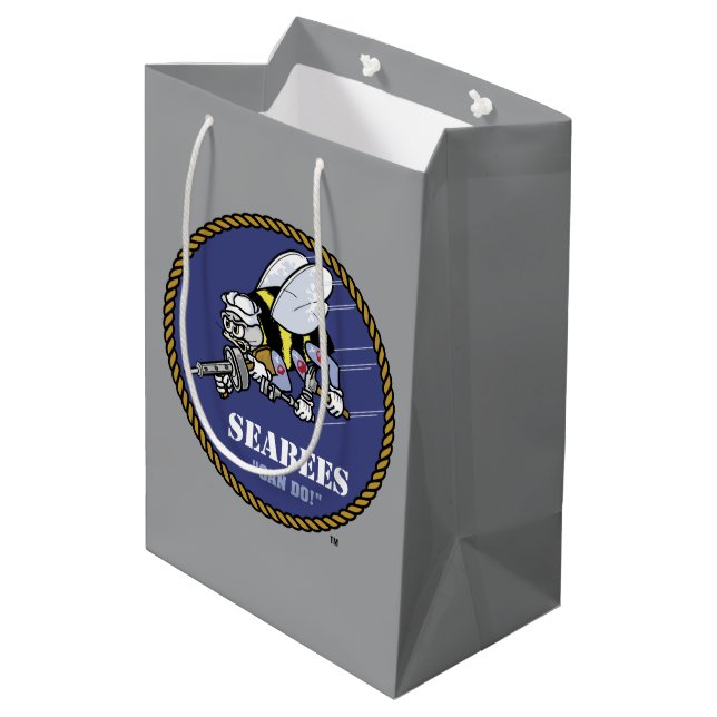 Sac Cadeau Moyen Marine américaine | Photos (Dos Angle)
