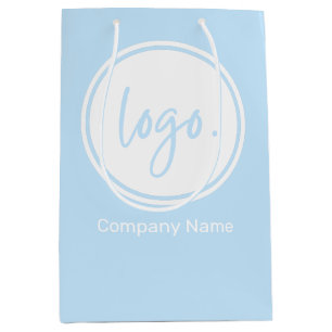 SAC CADEAU MOYEN MARQUE D'AFFAIRES AVEC NOM D'ENTREPRISE & LOGO SUR