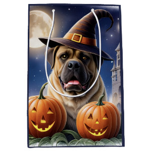 Sac Cadeau Moyen Mastiff Dogue anglais Halloween