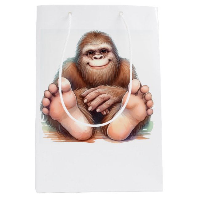 Sac Cadeau Moyen Me and My Bigfoot (Devant)