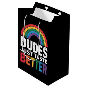 Sac Cadeau Moyen Mecs Ont Juste Meilleur Goût Drôle Fierté Gay Cade
