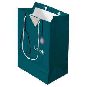 Sac Cadeau Moyen Médicale Scruts MGB Turquoise