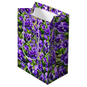 Sac Cadeau Moyen Mer de sérénité : Le beau terrain de purple violet