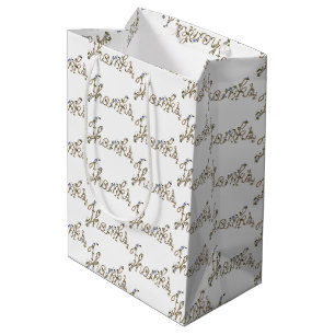 Sac Cadeau Moyen Merci de la corde et du lierre