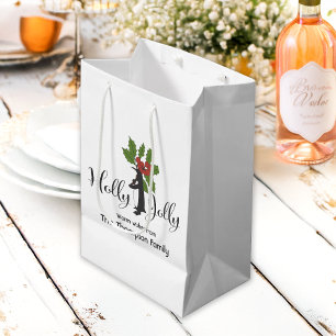 Sac Cadeau Moyen Mignon Drôle Pingouin Noël Joyeux