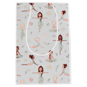 Sac Cadeau Moyen Mignonne Girls Zen Yoga Méditation Spirituelle Nam