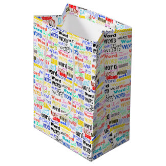 Sac Cadeau Moyen Mille Mots - 1000 Mots