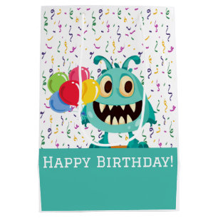 Sac Cadeau Moyen Monstre/Dessin/alien
