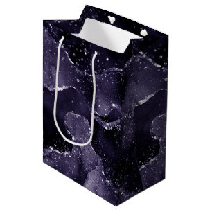 Sac Cadeau Moyen Moody Agate   Midnight Indigo Deep Purple Glam