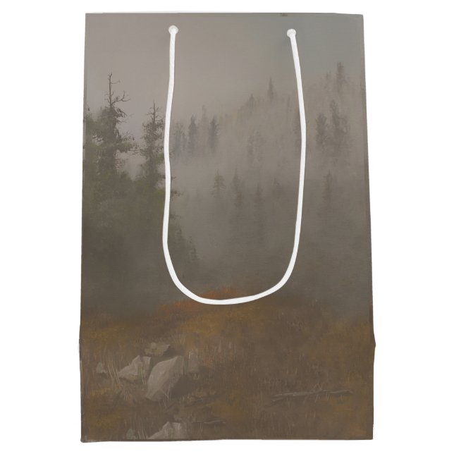 Sac Cadeau Moyen "Morning Mountain" (Dos)