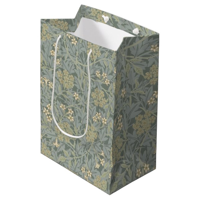 Sac Cadeau Moyen Morris Vine & Jasmine Garden Flower Classic (Devant Angle)