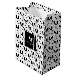 Sac Cadeau Moyen Motif de bouledogue français