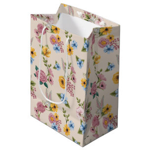 Sac Cadeau Moyen Motif de broderie floral BUGS BUNNY™