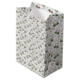 Sac Cadeau Moyen Motif de chariot de golf pour dames