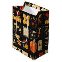 Motif de courtepointe d'art populaire d'automne | 