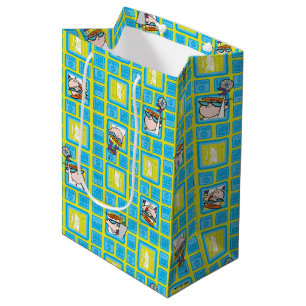 Sac Cadeau Moyen Motif des expériences de laboratoire de Dexter