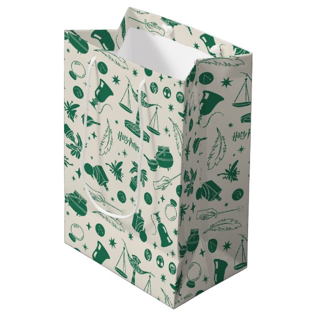 Sac Cadeau Moyen MOTIF du club de classe HOGWARTS™ (Devant Angle)