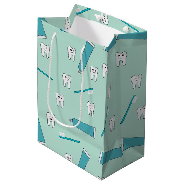 Sac Cadeau Moyen Motif pour dentifrice pour dentifrice pour dentifr (Devant Angle)