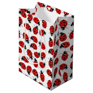 Sac Cadeau Moyen Motif Red Ladybug
