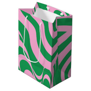 Sac Cadeau Moyen Motif Super Y2K rétro-tordu coloré
