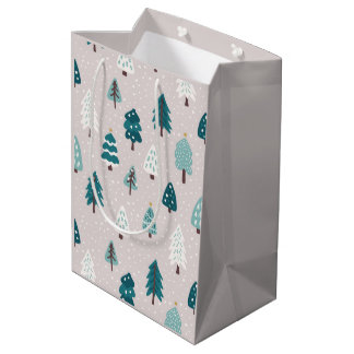 Sac Cadeau Moyen Mug de Noël scandinave mignon