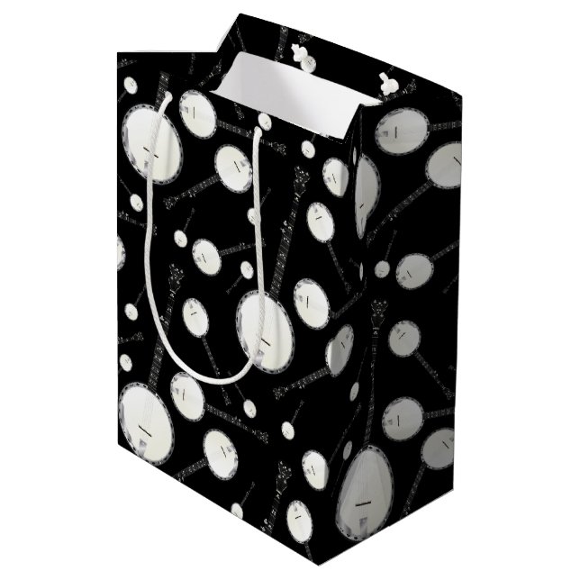 Sac Cadeau Moyen Musique Banjo (Dos Angle)