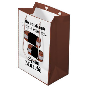 Sac Cadeau Moyen Musubi Laissez-Moi Profiter De Mon Spam Musubi