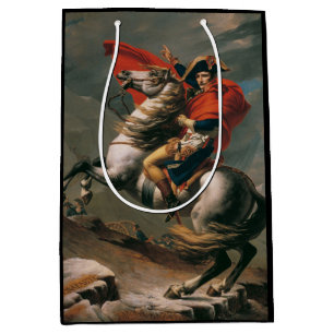 Sac Cadeau Moyen Napoléon à cheval, bataille du col Saint-Bernard