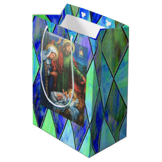 Sac Cadeau Moyen Nativité