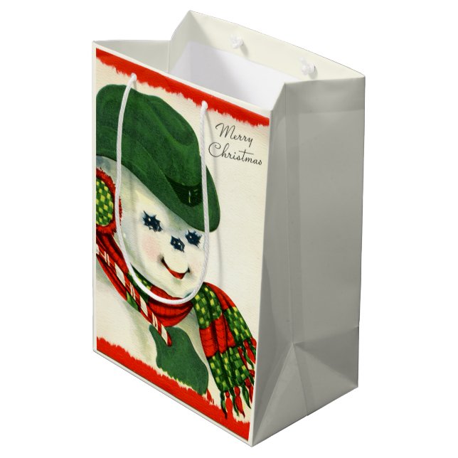 Sac Cadeau Moyen Noël de Noël (Dos Angle)