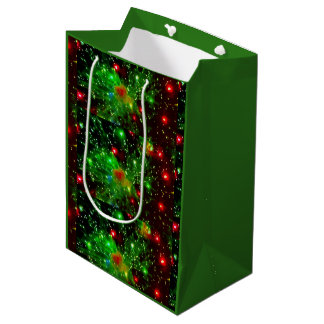 Sac Cadeau Moyen Noël Feux d'artifice 