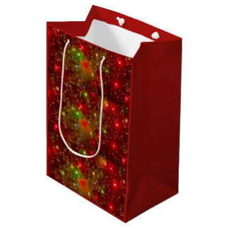 Sac Cadeau Moyen Noël Feux d'artifice 