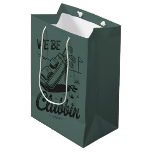 Sac Cadeau Moyen Nous sommes des clubbeurs amateurs de golf drôle B