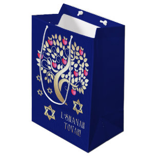 Sac Cadeau Moyen Nouvel An juif   Sacs-cadeaux Rosh Hashanah