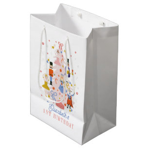 Sac Cadeau Moyen Nutcracker Pink Christmas Tree Holiday Anniversair