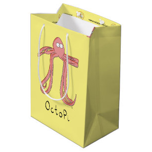 Sac Cadeau Moyen Octopus Pi Symbole Math Enseignant Funny