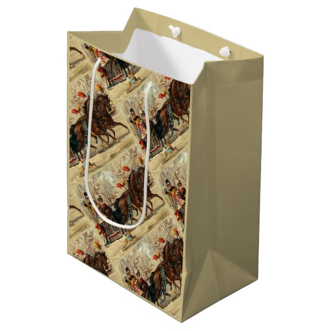 Sac Cadeau Moyen Older and Younger Sisters Ride - Mary Evans (Devant Angle)