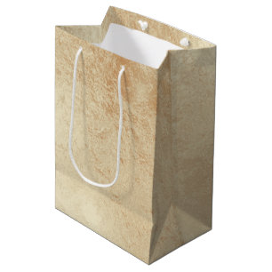 Sac cadeau moyen or antique